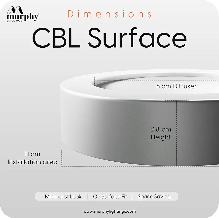 Murphy LED 9Watts CBL Round Surface Down Light