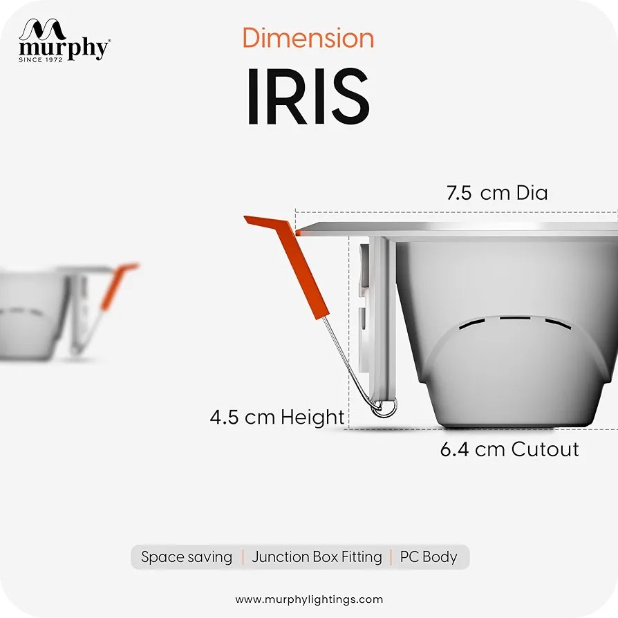 Murphy Polycarbonate 3W Iris LED