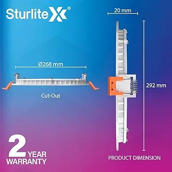Sturlite Eco LYF 30W Round LED Downlight