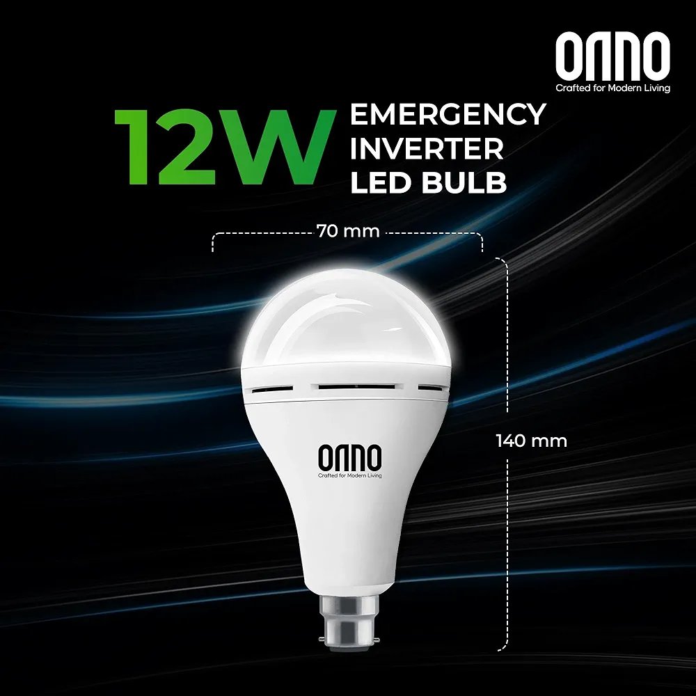 ONNO 12W Rechargeable Emergency Inverter LED