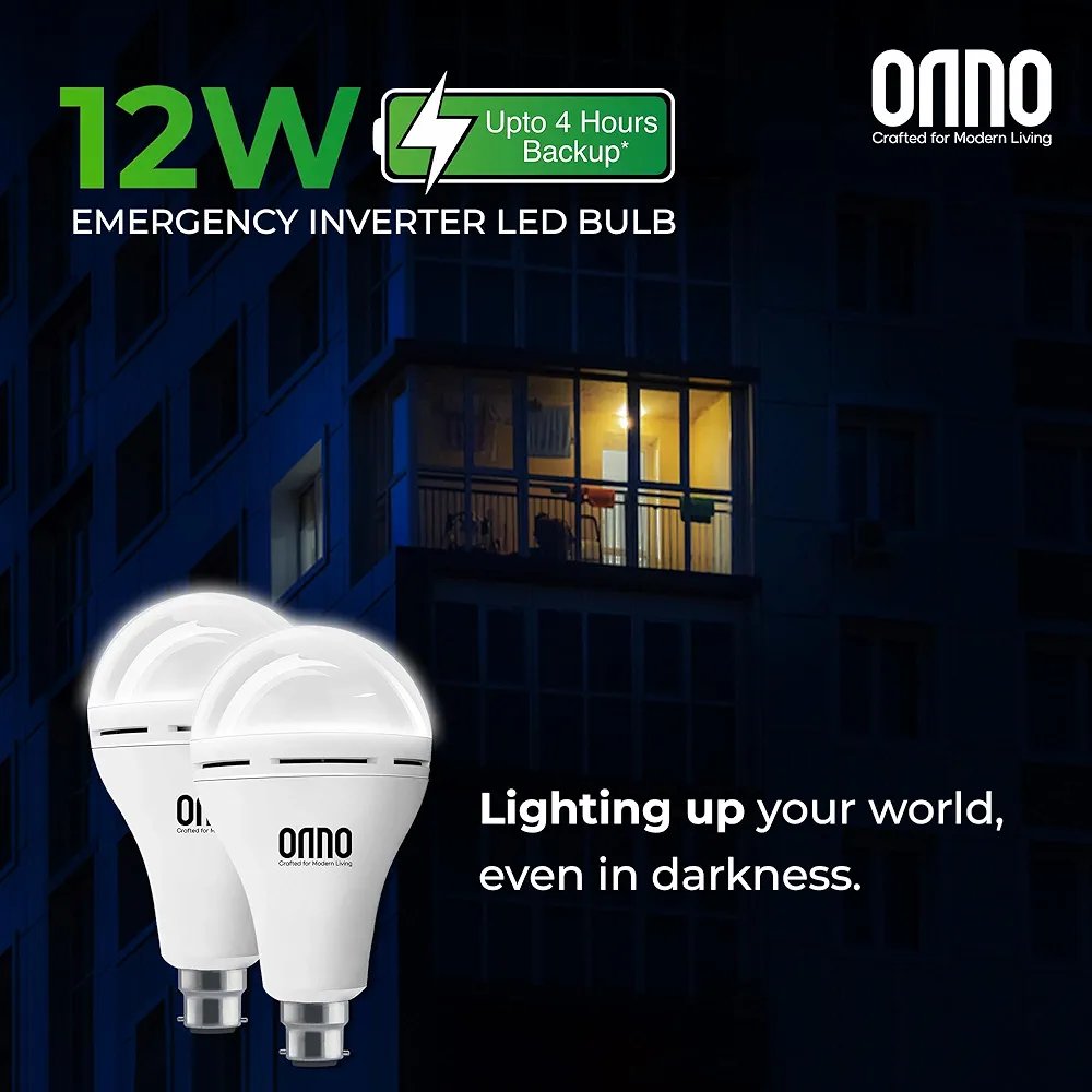 ONNO 12W Rechargeable Emergency Inverter LED