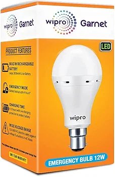 Wipro Garnet 12w LED Emergency Bulb