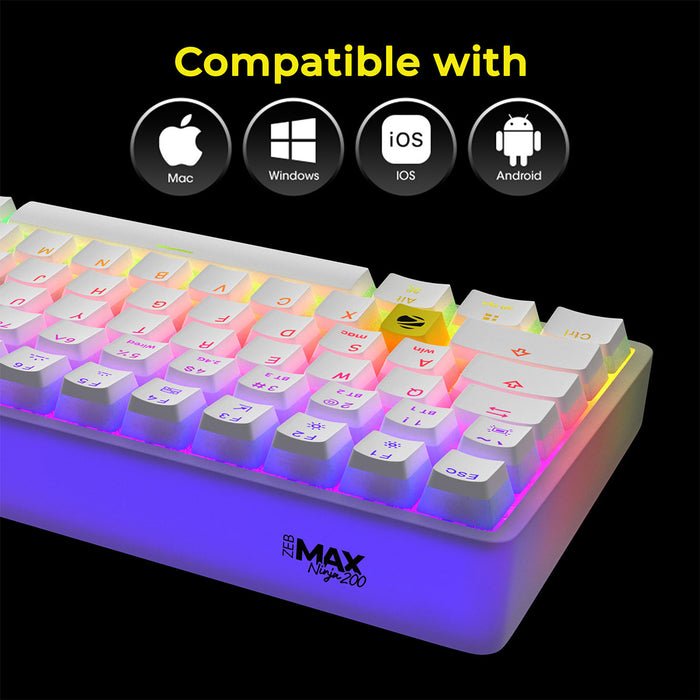 Max Ninja 200 Wireless Gaming Keyboard (Mechanical)