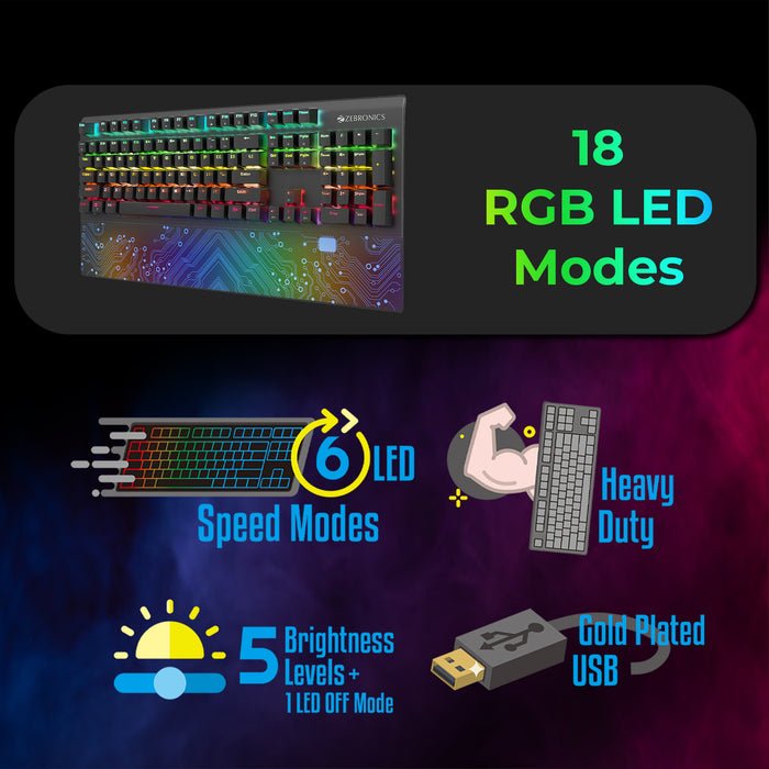 Max Chroma Wired Gaming Keyboard (Mechanical)