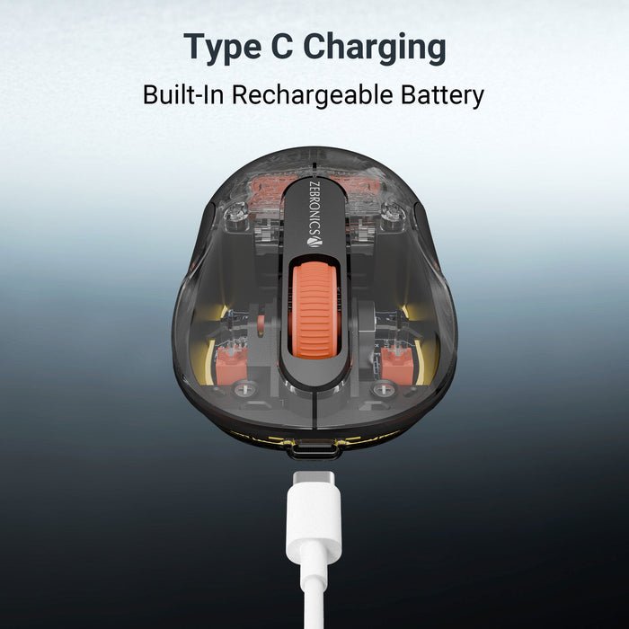 Sheer Plus Wireless Transparent Mouse (Wireless + Bluetooth)