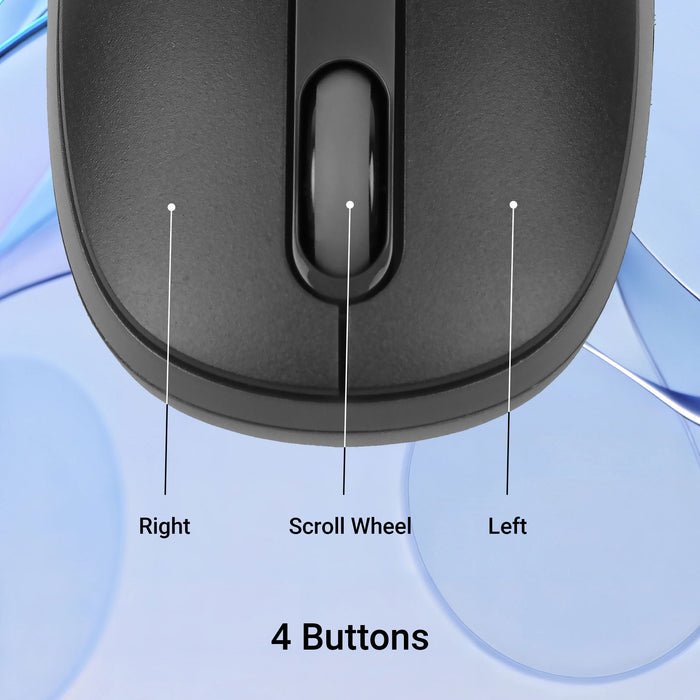 Groot Wireless Mouse (Bluetooth + Wireless)