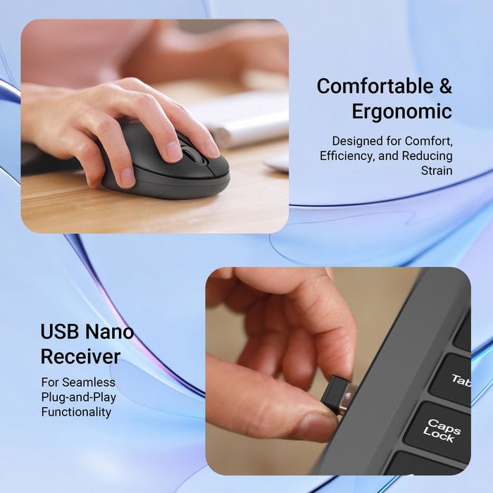 Groot Wireless Mouse (Bluetooth + Wireless)