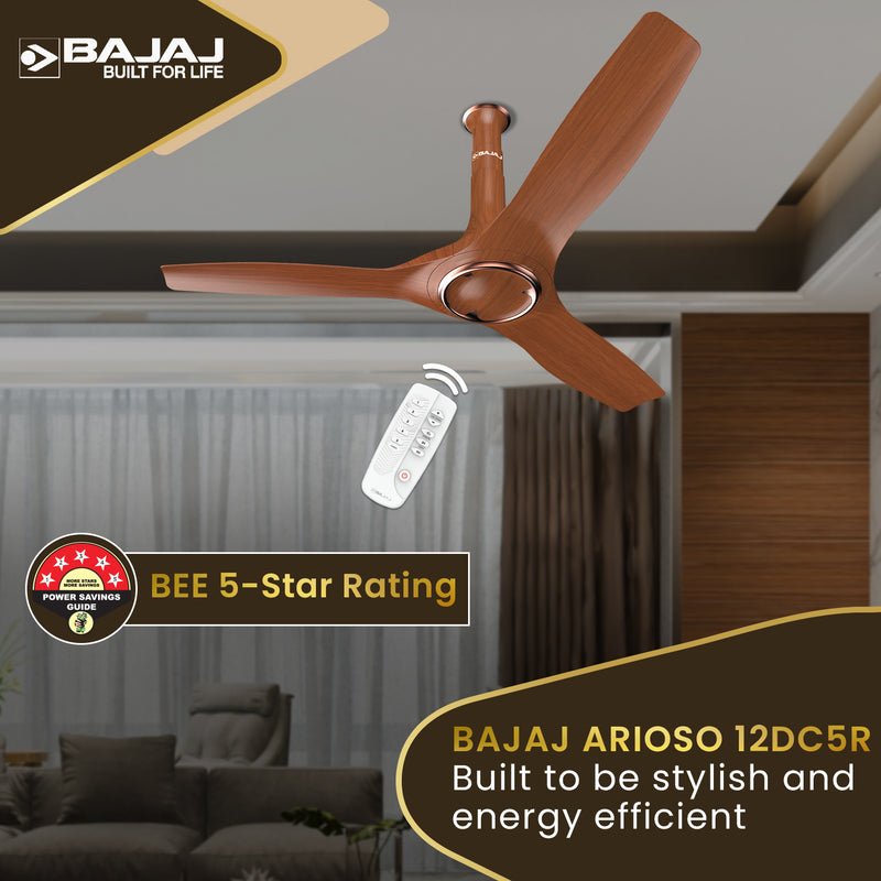 Arioso 12DC5R 1200mm Ceiling Fan