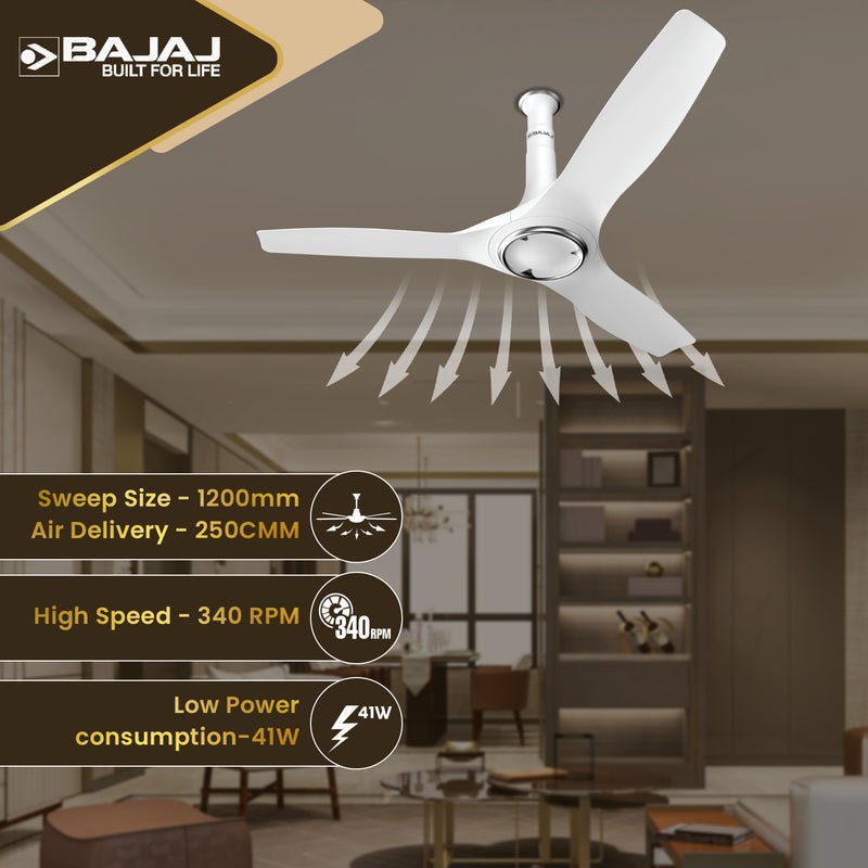 Arioso 12DC5R 1200mm Ceiling Fan