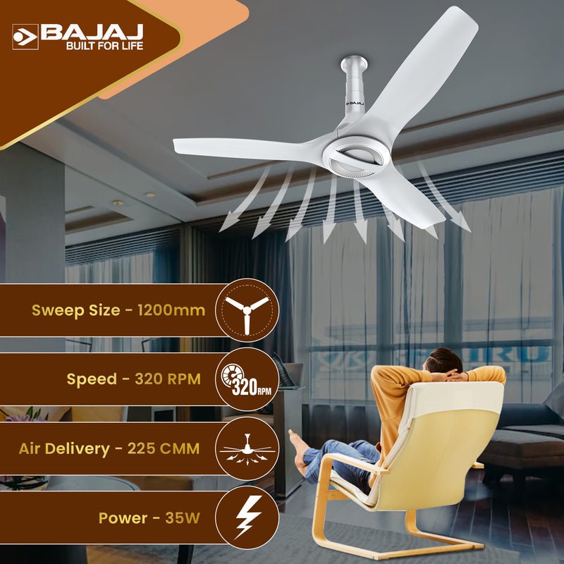 Arioso Luxe 1200mm Ceiling Fan