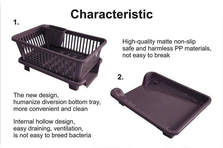 Dish Drainer Kitchen Rack