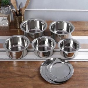 Plain Top Stainless Steel Cooking