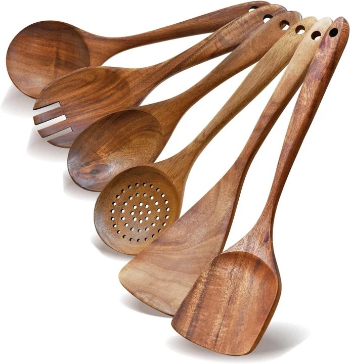 SPATULA-PACKOF6 Wooden Spatula (Pack of 6)