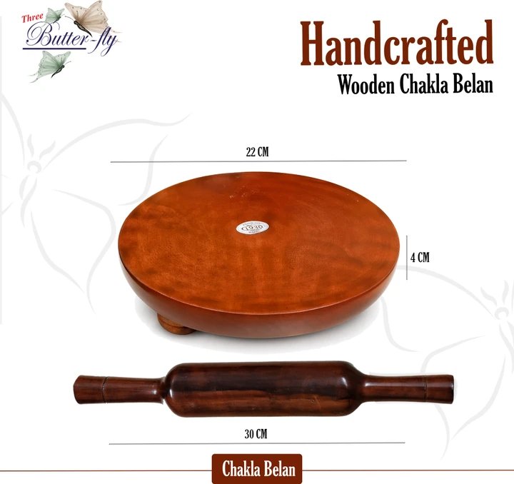 Wooden Chakla Belan Set for Kitchen