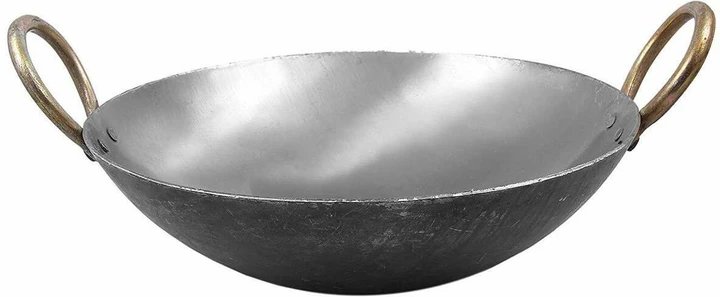 Traditional Iron deep Kadai/Frying Pan