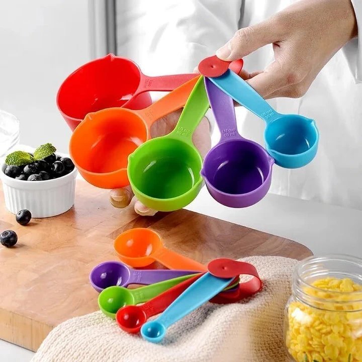 Plastic Measuring Spoon Set
