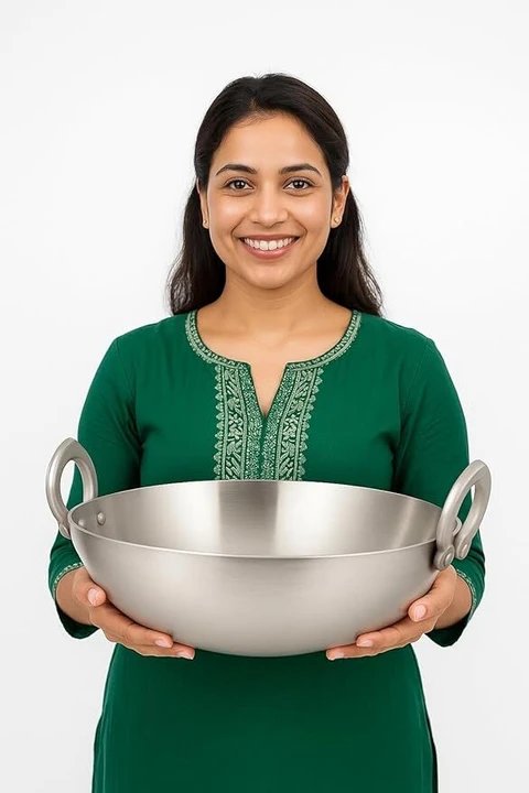 Aluminium Deep Kadai