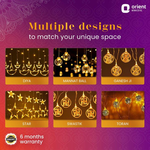 Orient Ganesh Ji Curtain Light