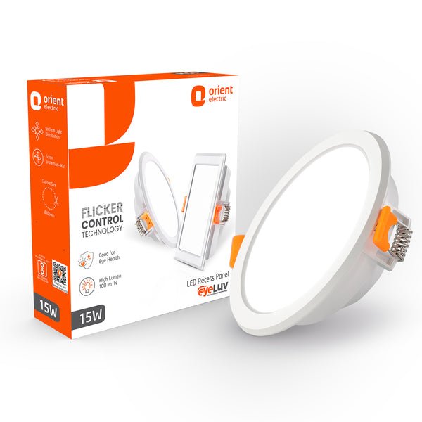 Orient EyeLuv Backlit LED Recess Panel Round