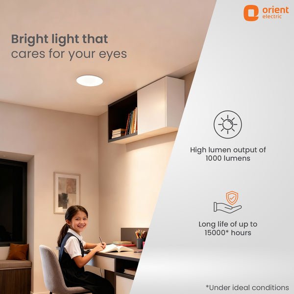 Orient EyeLuv Backlit LED Recess Panel Round