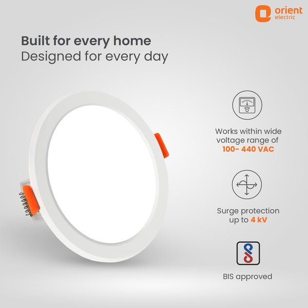 Orient EyeLuv Backlit LED Recess Panel Round