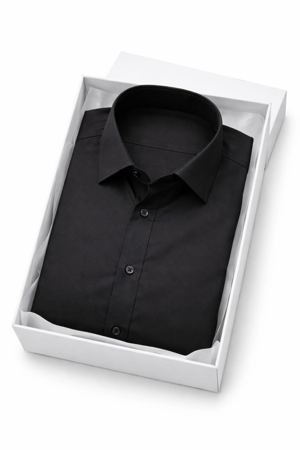 Classic Black Slim Fit Formal Shirt