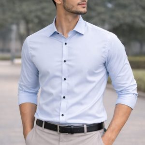 Premium Light Blue Slim Fit Formal Shirt