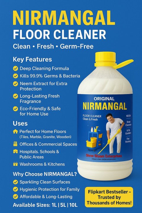 Nirmangal Original Premium Phenyl For Floor, Kitchen & Bathroom