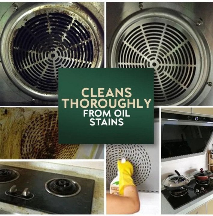 HYBE Stain remover for Kitchen Oil & Grease Cleaners