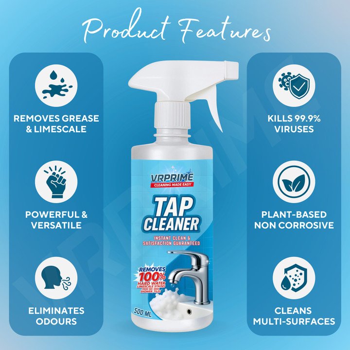 VRPRIME Tap, Shower & Bathroom Cleaner Spray